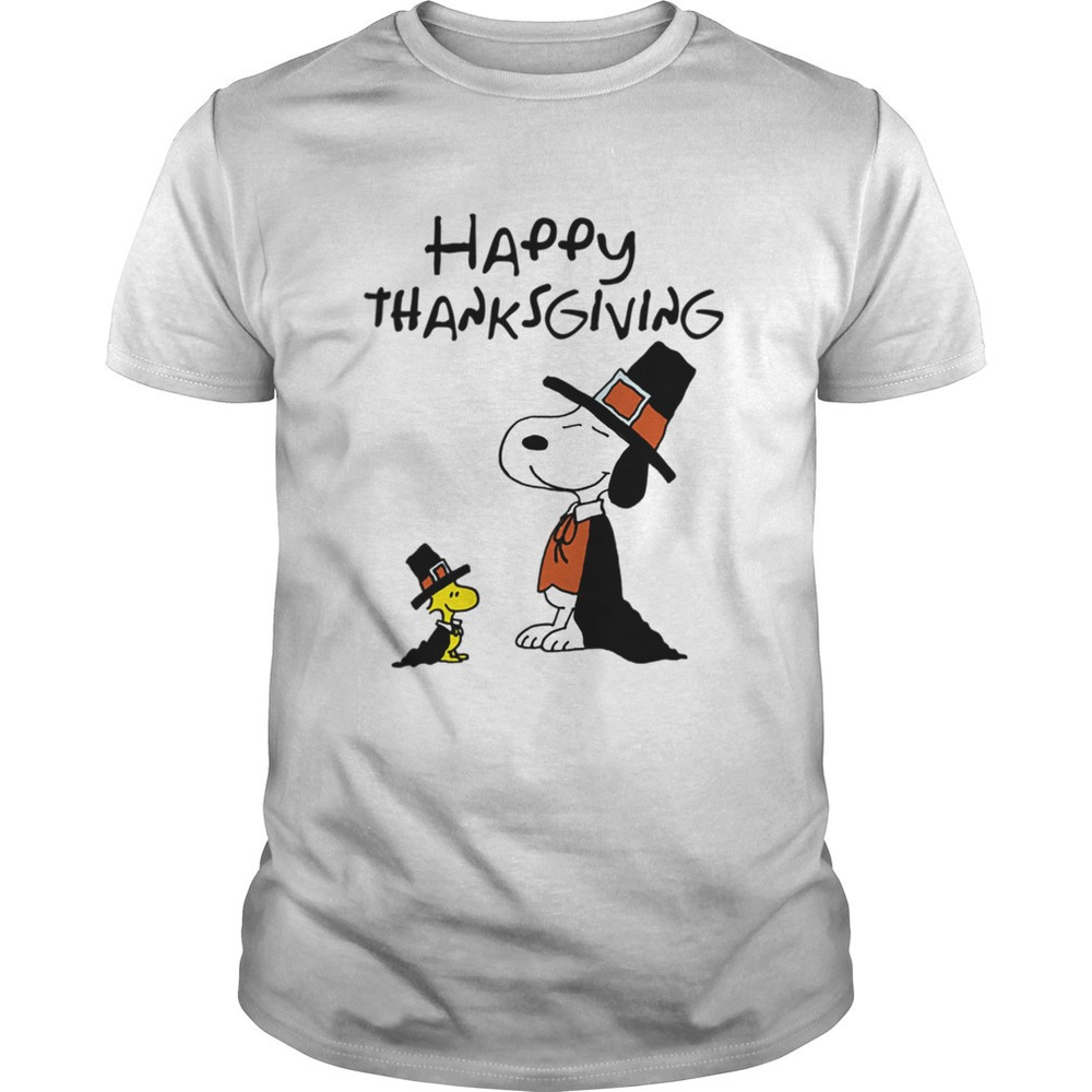 Charlie Brown Snoopy Happy Thanksgiving Graphic Shirt